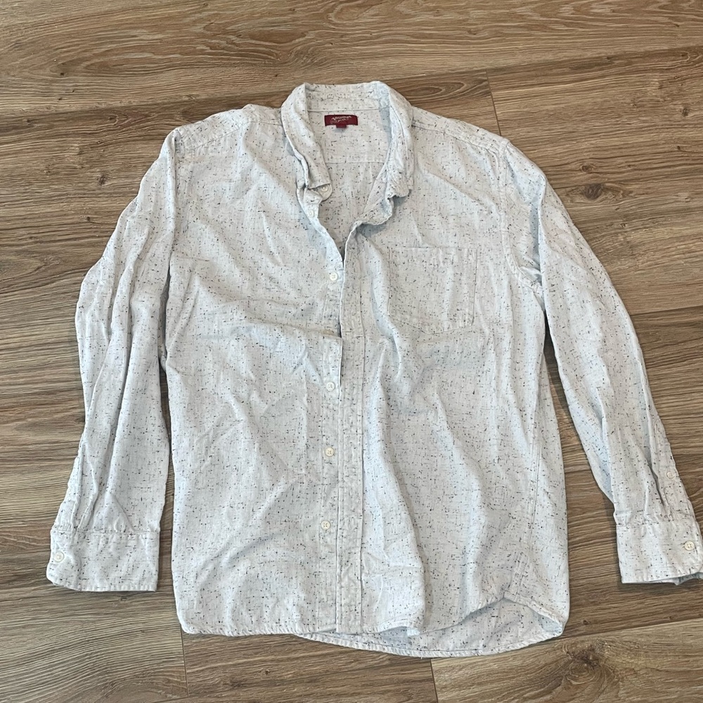Arizona Jean Company White Speckled Shirt